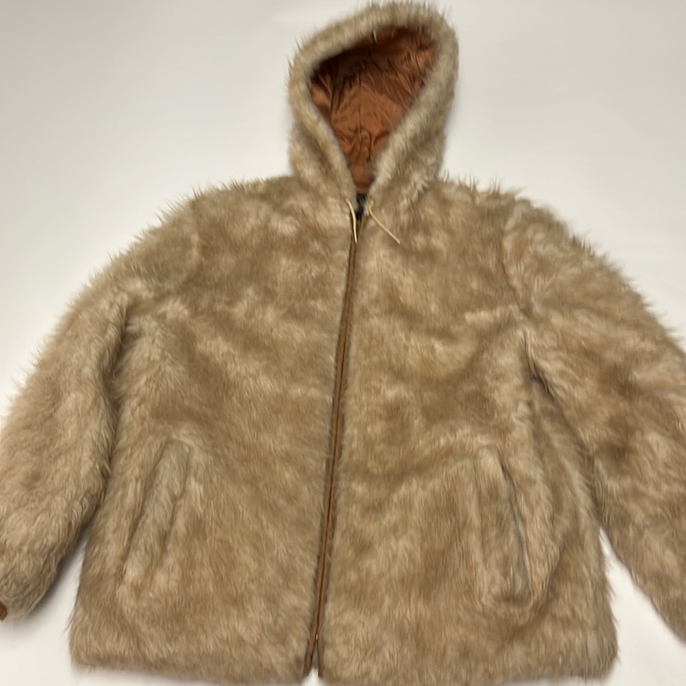 Vintage White Bear faux fur coat